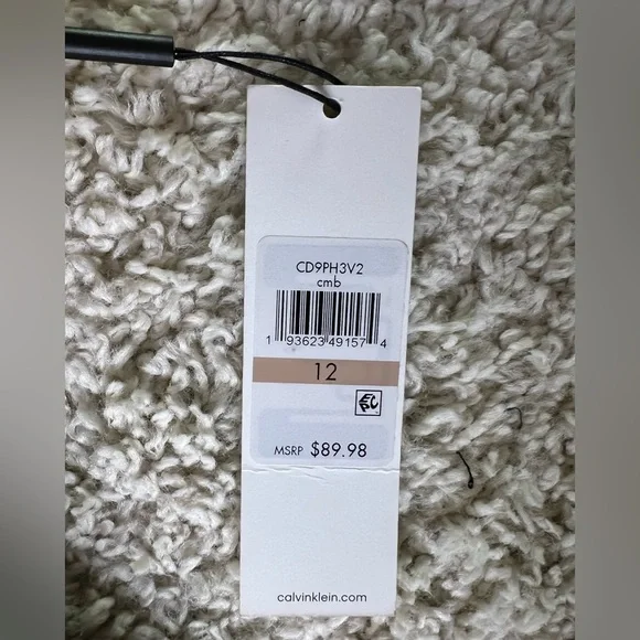 Women’s 12 Calvin Klein Short Sleeve Dress NWT - Picture 5 of 7